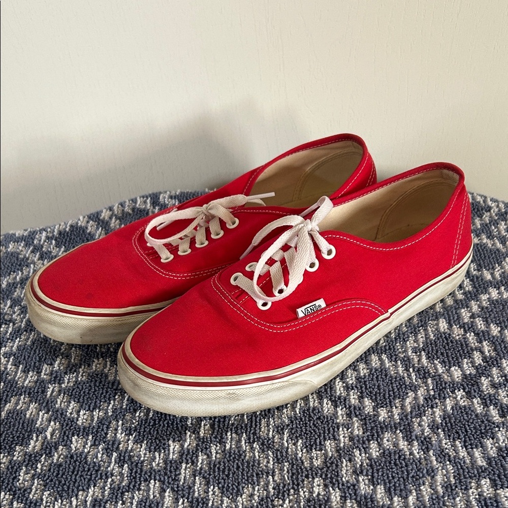 Vans Men’s Red Skate Shoes
